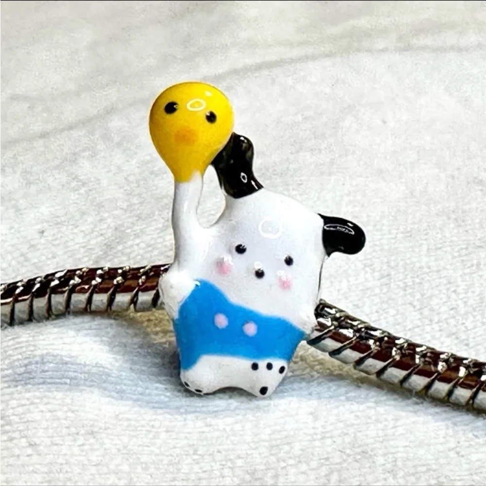 Sanrio Pochacco *rare* .925 charm - Picture 1 of 3
